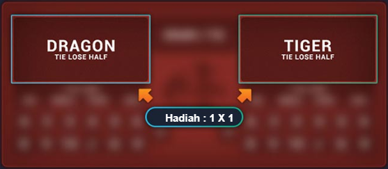 Panel Betting Untuk Pilihan Dragon & Tiger